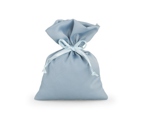 Sacchetto in Raso 10x14 cm Azzurro