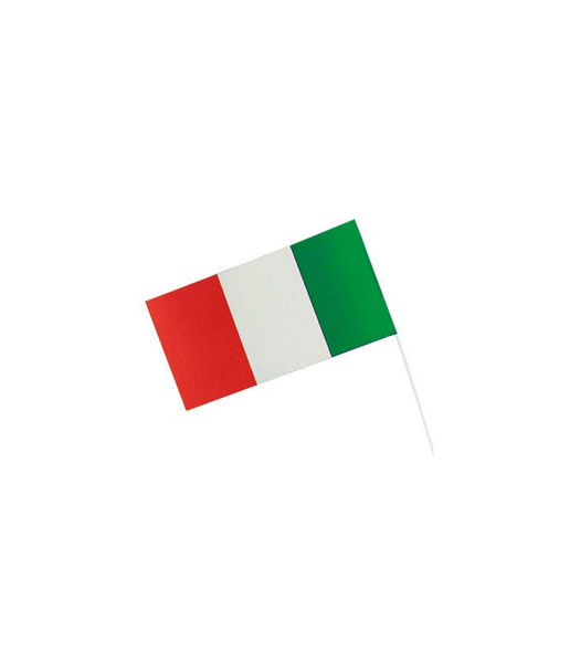 Bandierina con stecca Italia 12x23 cm