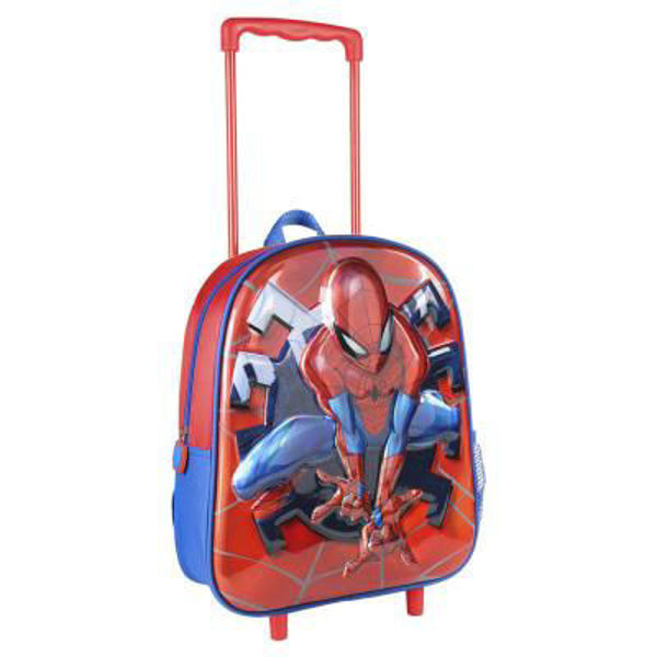 Zaino Trolley Asilo Metal Spiderman 3D