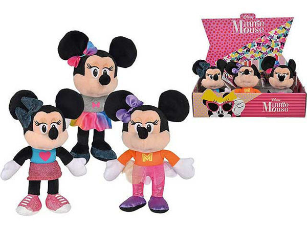 Peluche Disney Minnie 20 cm - fantasie assortite