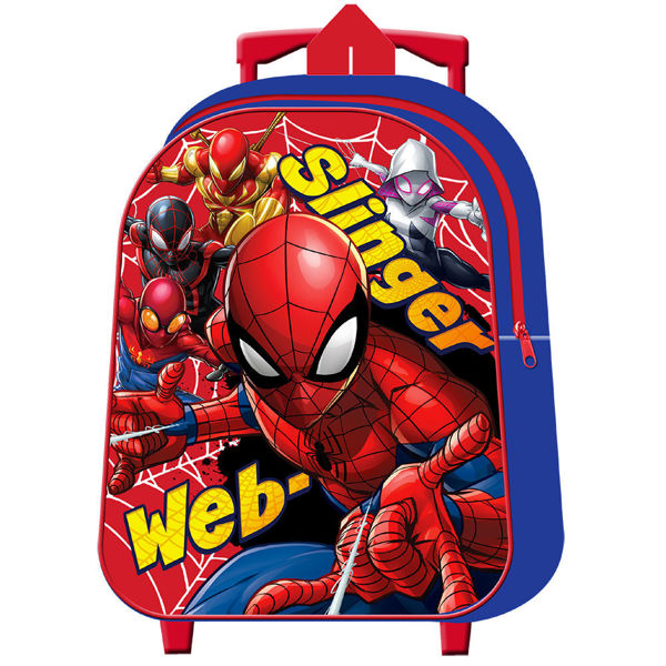 Zaino Trolley Asilo Spiderman premium