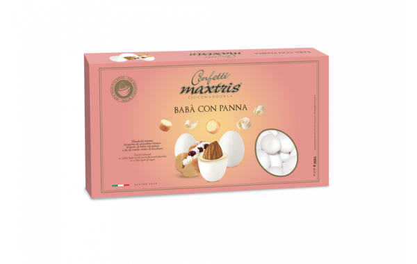 Confetti Maxtris Tenerezze al Cioccolato Babà con Panna 1 Kg