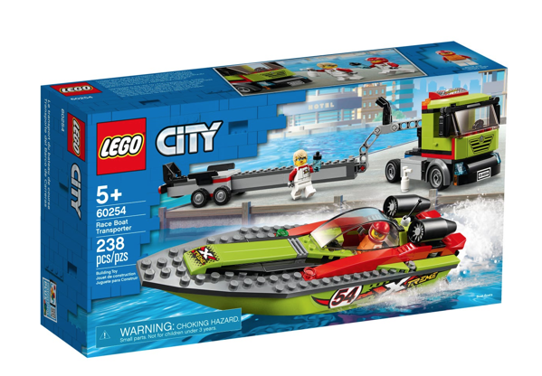 Lego City Trasportatore di Motoscafi