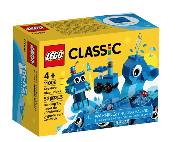 Lego Classic Mattoncini Blu Creativi