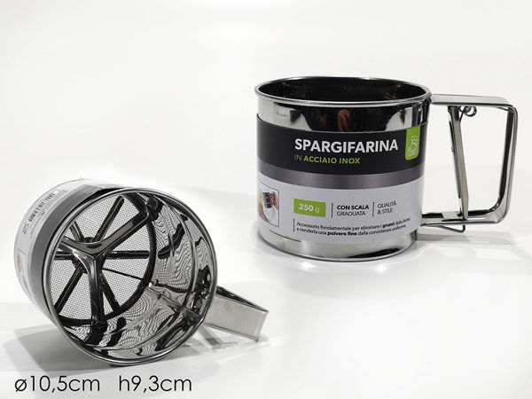 Spargifarina in acciaio Inox 250 grammi