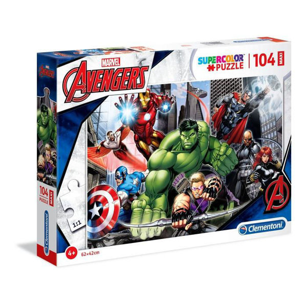 Puzzle 104 Maxi Supercolor Marvel Avengers