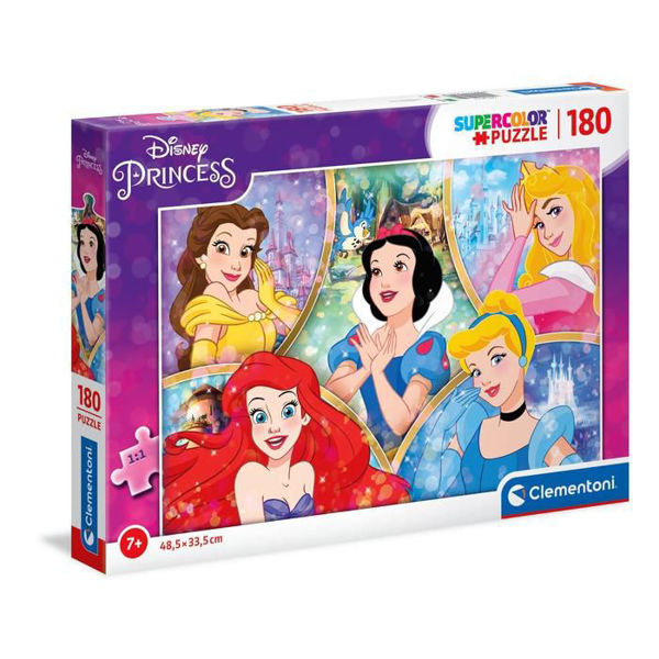 Puzzle 180 Supercolor Principesse Disney