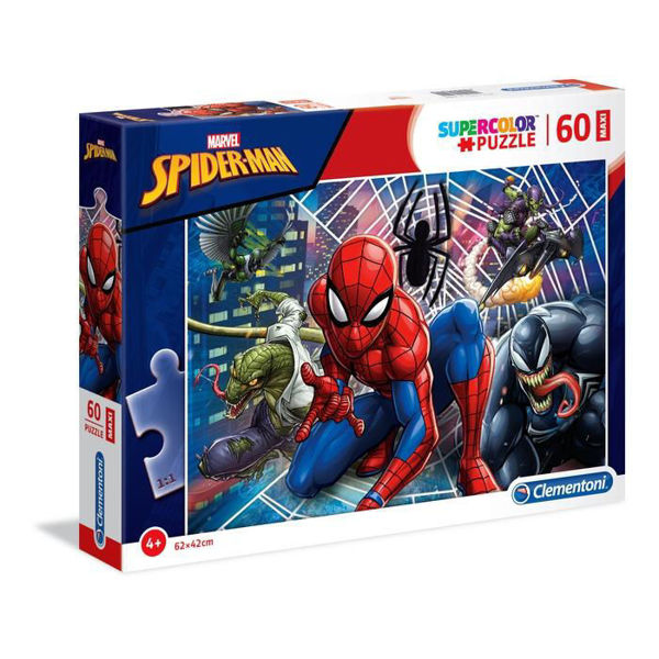 Puzzle 60 Maxi Supercolor Spiderman