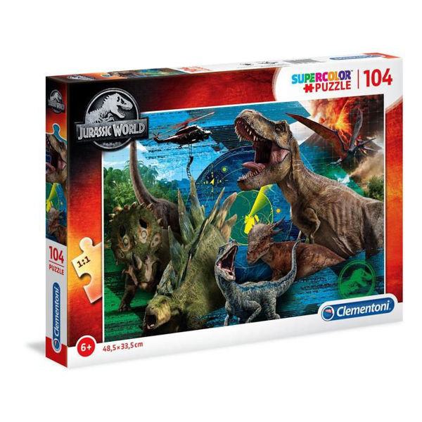 Puzzle 104 Supercolor Jurassic World