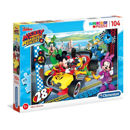 Puzzle 104 Supercolor Mickey and Roadster Racers