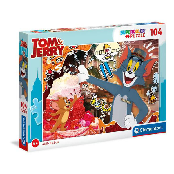 Puzzle 104 Supercolor Tom & Jerry