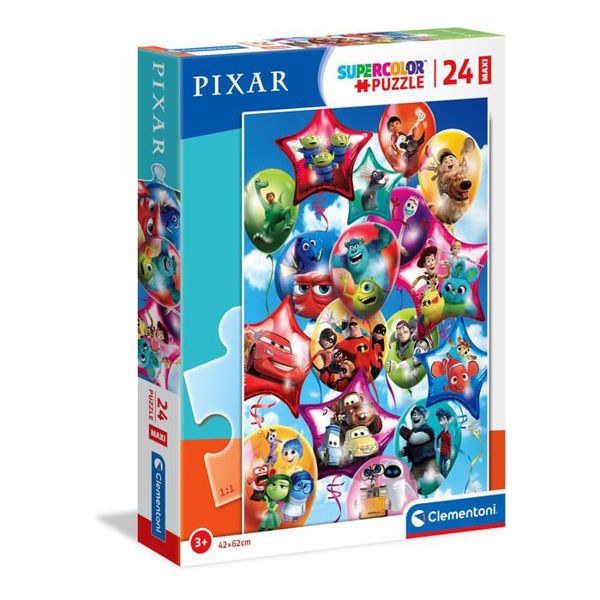 Puzzle 24 Maxi Supercolor Pixar