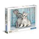 Puzzle 500 High Quality Collection Gatto e Coniglio