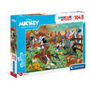 Puzzle 104 Maxi Supercolor Mickey and Friends