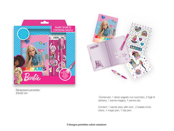 Diario Segreto Barbie con penna magica