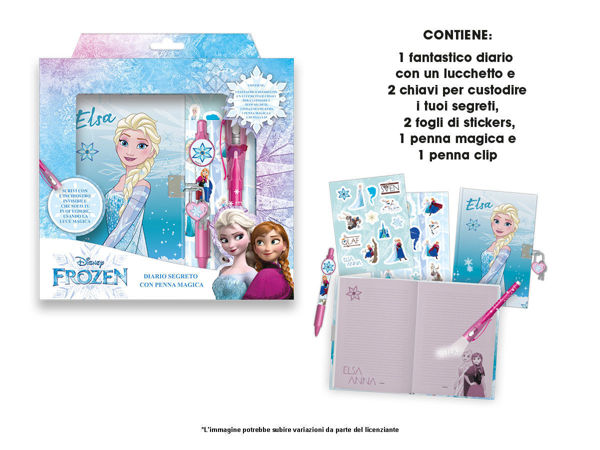 Diario Segreto Frozen con penna magica