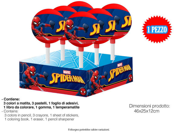 Lollipop Cancelleria Spiderman