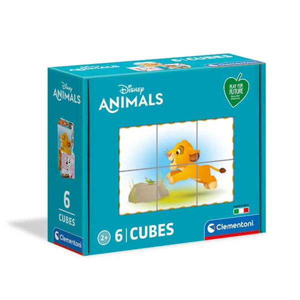 Cubo 6 pezzi Animali Disney