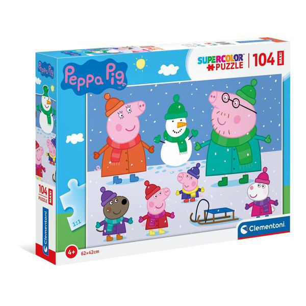 Puzzle 104 Maxi Supercolor Peppa Pig