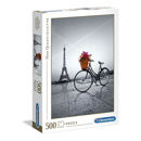 Puzzle 500 High Quality Collection Romantic Promenade in Paris