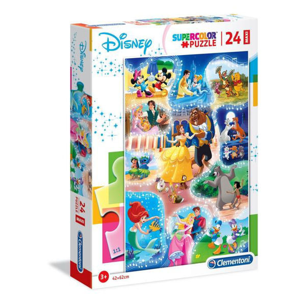 Puzzle 24 Maxi Supercolor Disney