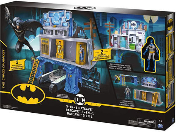 Batman Batcaverna playset con personaggio