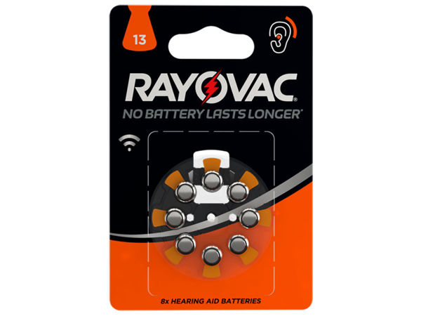 Batterie Rayovac Acustica 1,45V 13 PR48 8 pezzi