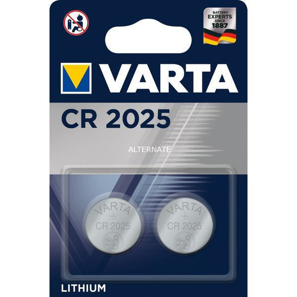 Varta Batteria Lithium CR 2025 2 pezzi