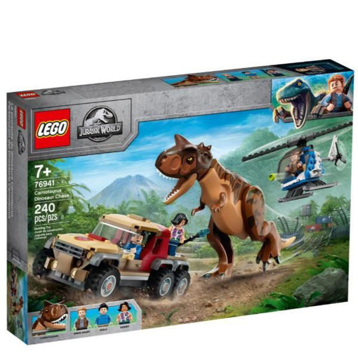 Lego Jurassic World L’inseguimento del dinosauro Carnotaurus