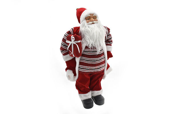 Babbo Natale 60 cm Rosso con pacco