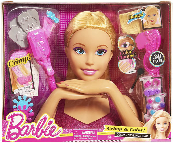 Barbie deluxe Testa Colore