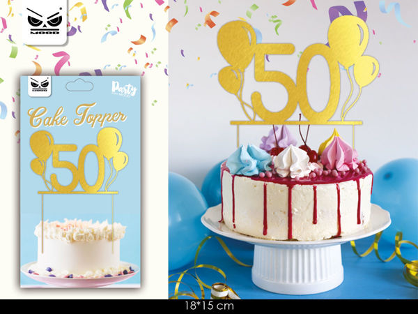 Cake Topper 50 Anni