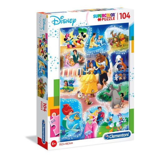 Puzzle 104 Supercolor Principesse Disney