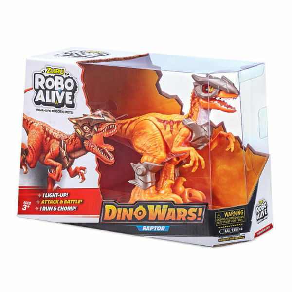 Robo Alive Dino Wars Raptor luci e suoni