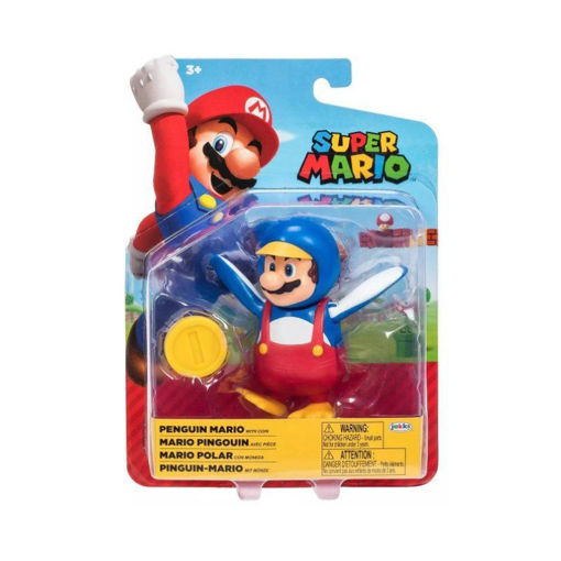 Personaggio 10 cm Super Mario Pinguino
