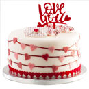 Cake Topper I Love You 13,5x10 cm