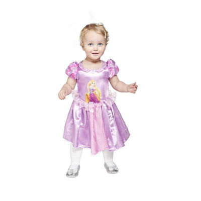 Partycolare- Costume Carnevale Bambina Principessa Rapunzel 7/9 anni