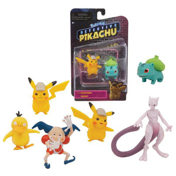 Pokemon Detective Pikachu Battle Figures