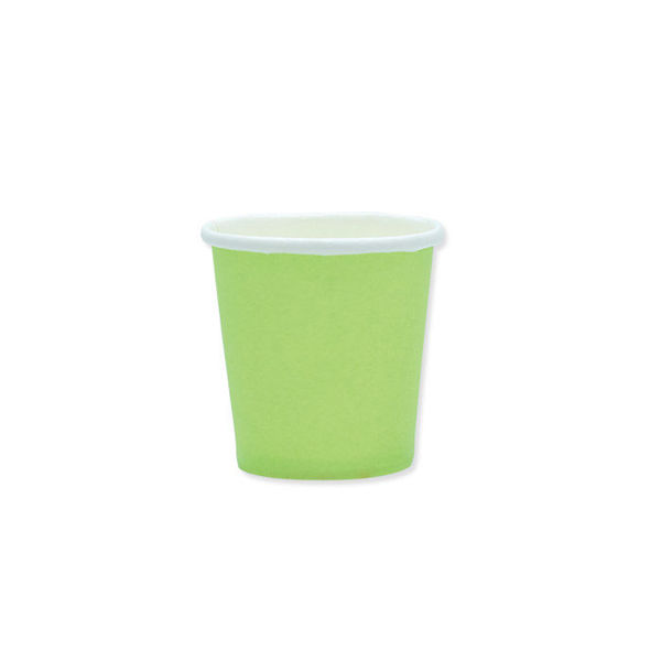 Bicchieri in Carta Ecolor 80 cc Verde Mela 25 pezzi