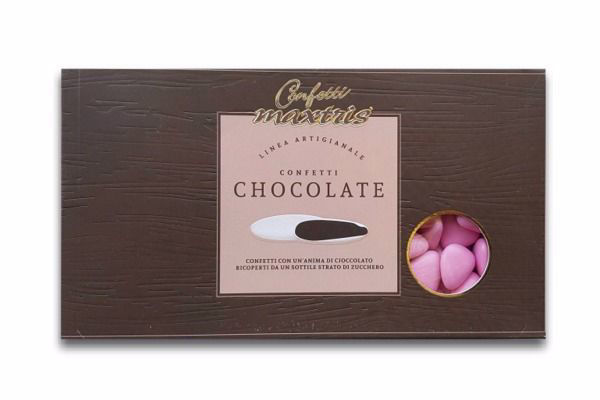 Confetti Maxtris Tesorini al Cioccolato Rosa 1 Kg