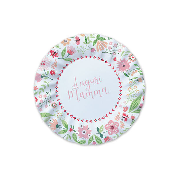 Piatti in carta 20 cm Mamma 8 pezzi