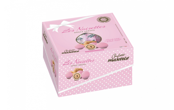 Confetti Maxtris Dolce Arrivo Noisettes Rosa 500 grammi