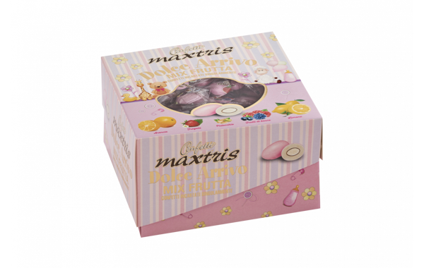 Confetti Maxtris Dolce Arrivo Rosa Frutta 500 grammi