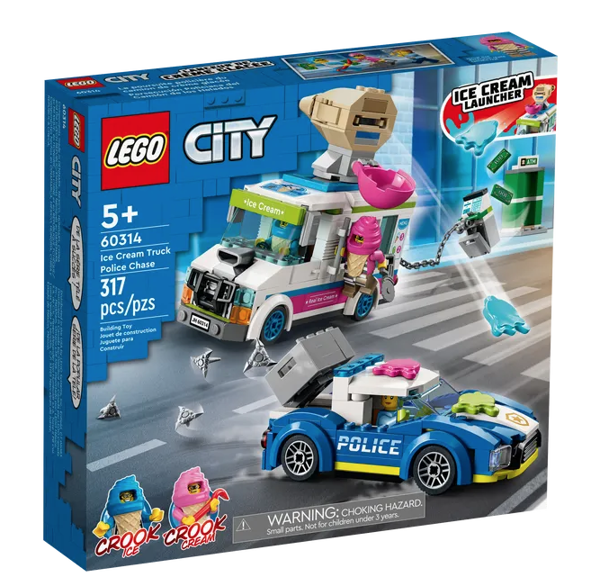 Lego City Il furgone dei gelati e l'inseguimento della polizia