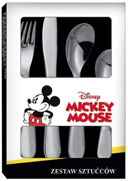 Set 4 Posate in acciaio Mickey Mouse