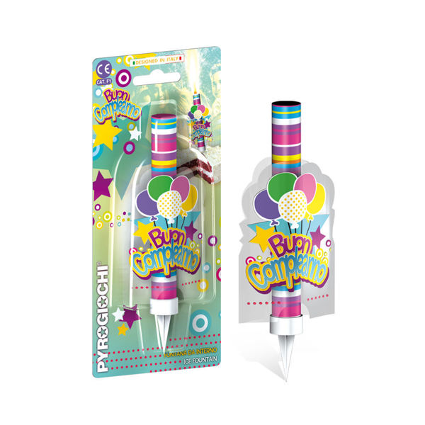 Candela Flambè Buon Compleanno