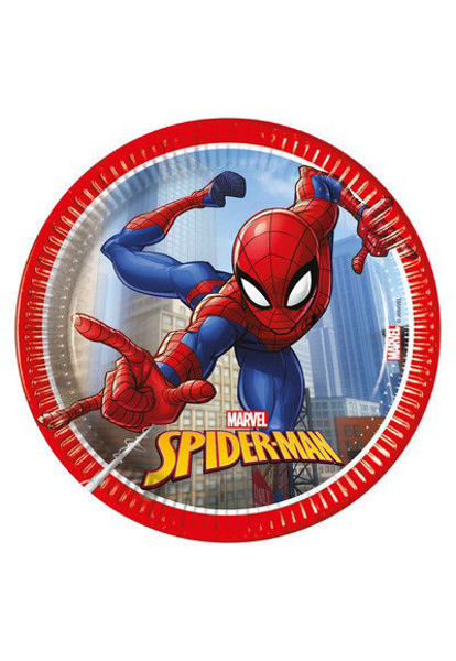 Piatti in carta Spiderman 8 pezzi