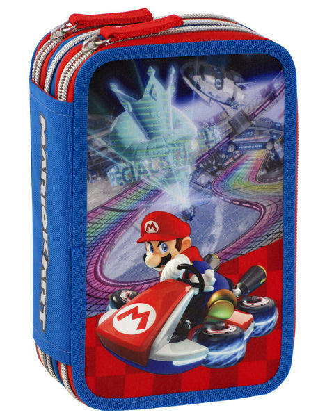 Astuccio 3 Zip Super Mario Kart