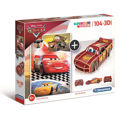 Puzzle 104 pezzi + 3D Model Cars