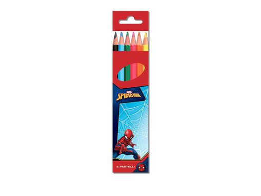 Colori a matita Spiderman 6 pezzi